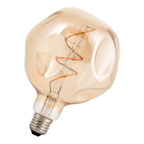Led filament Big Baby G125 E27 3W 2200K Gold 120lm dimmable 230V - 240V CRI90 - 100 360° 125 x 176mm vue 1