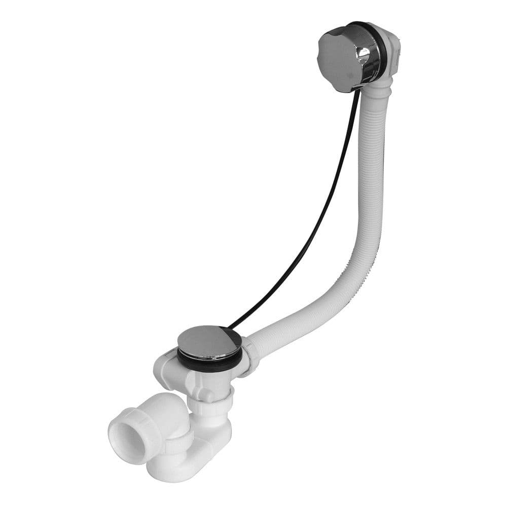 Van Marcke Pro garniture baignoire bouton à tourner D52mm chromé tournant vue 1