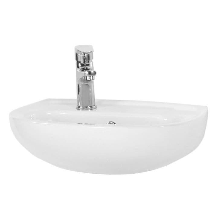 LAVE-MAINS AVEC PLAGE DE ROBINETTERIE 45X30CM vue 1
