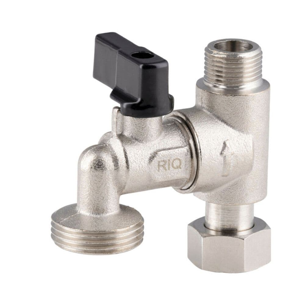 Robinet pour machine à laver zone épargnant 3/8-3/4 vue 1