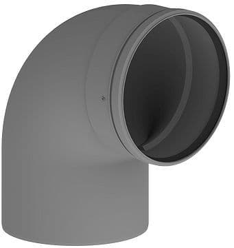EXTRA BOCHT 90° PP DN 150 R=½D V.RGA-COLLECTOR vue 1