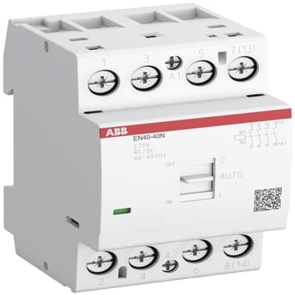 Modulaire magneetschakelaar 40A 40A 3 NO contacten spoelspanning: 230Vac / Dc hand vue 1