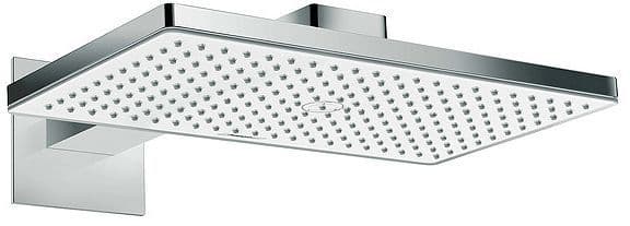 HOOFDDOUCHE+ ARM RAINMAKER SELECT 460 1JET HANSGROHE WAND WIT-CHROOM vue 1