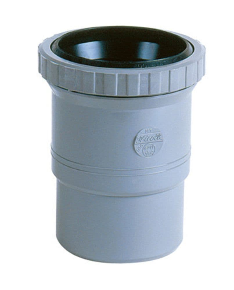 Nicoll raccord à coller PVC manchon de dilatation verticale MF D 125 gris vue 1
