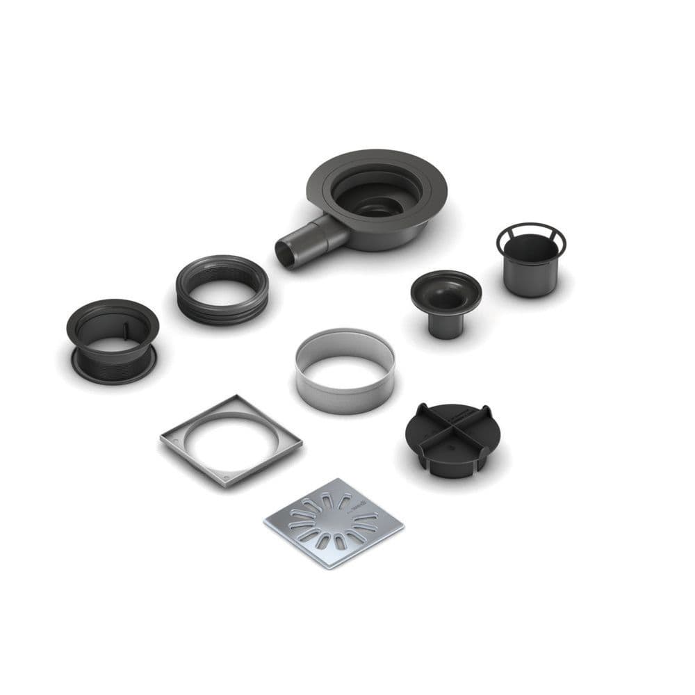 Wedi Fundo receveur de douche horizontal extra plat vue 1