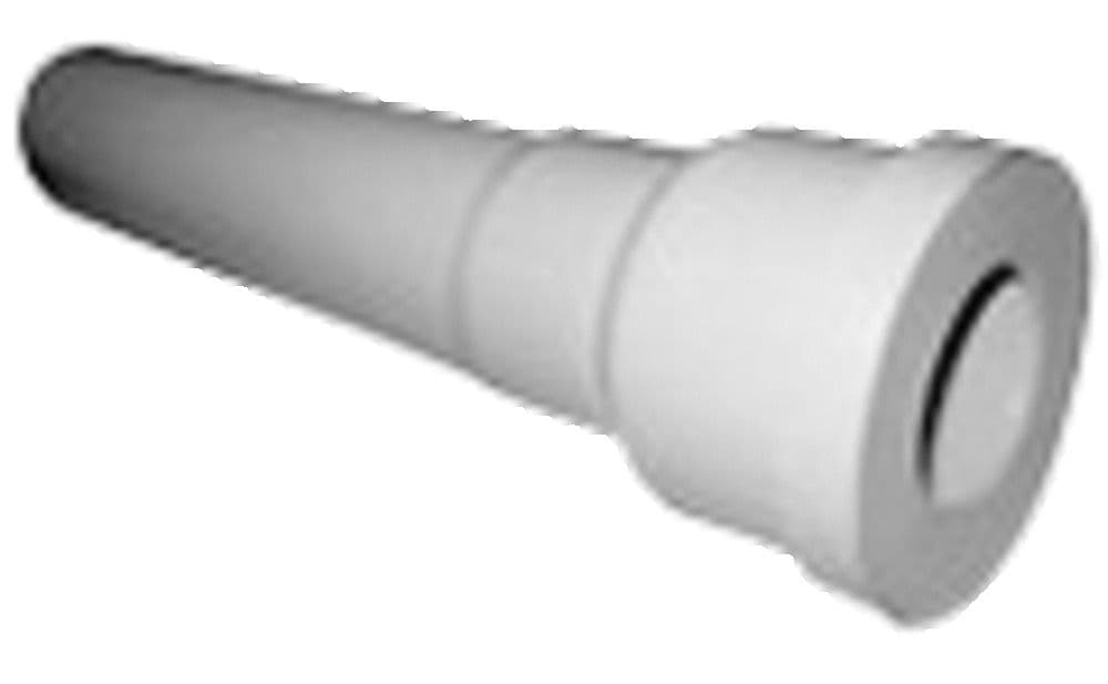 Nicoll manchon WC droit et rallonge sortie D 90 mm sortie D 85-107 mm PVC blanc vue 1