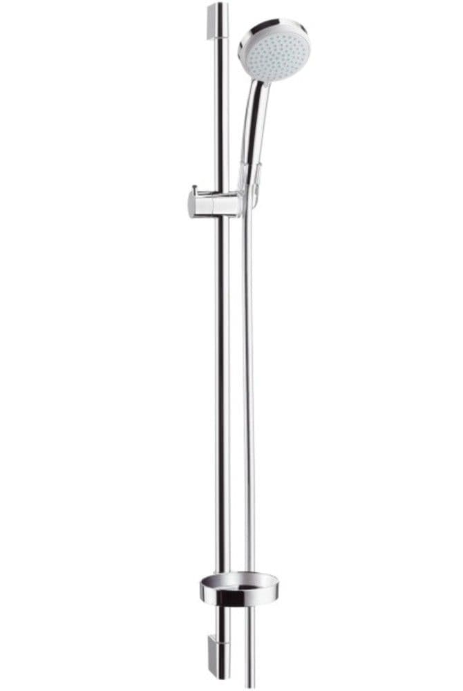 Hansgrohe Croma 100 Vario set de douche barre 90cm flexible Isiflex 160cm vue 1