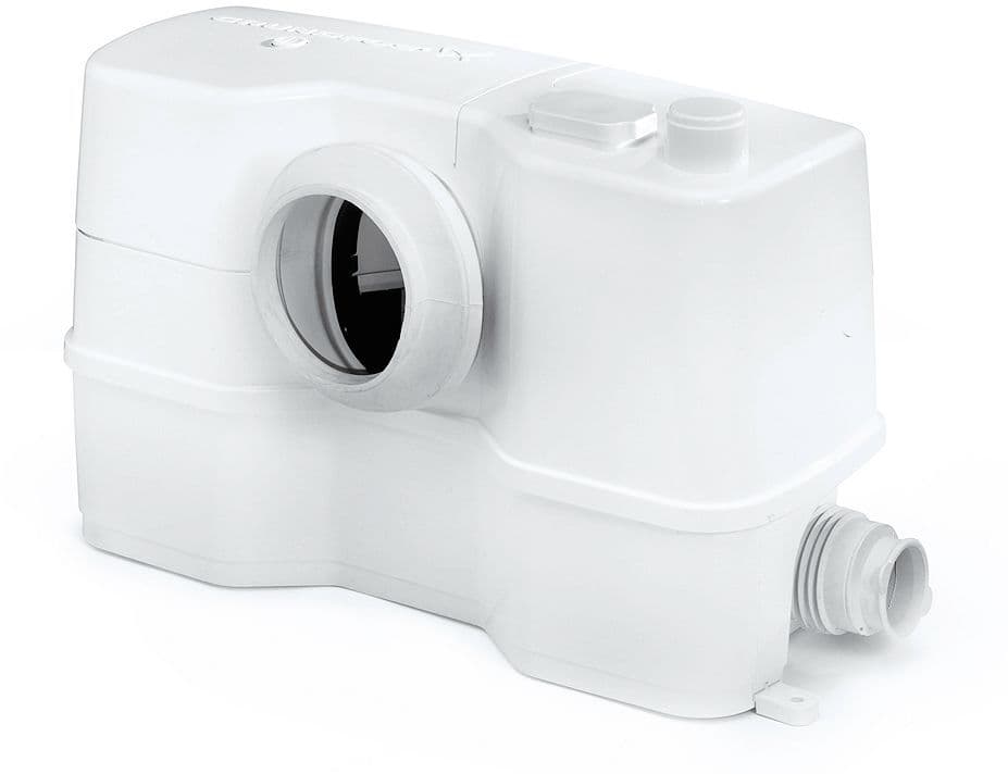 VERGRUIZER SOLOLIFT2 WC3 GRUNDFOS voor wc + 3 aansluitingen (urinoir/lavabo/bidet/douche) vue 1