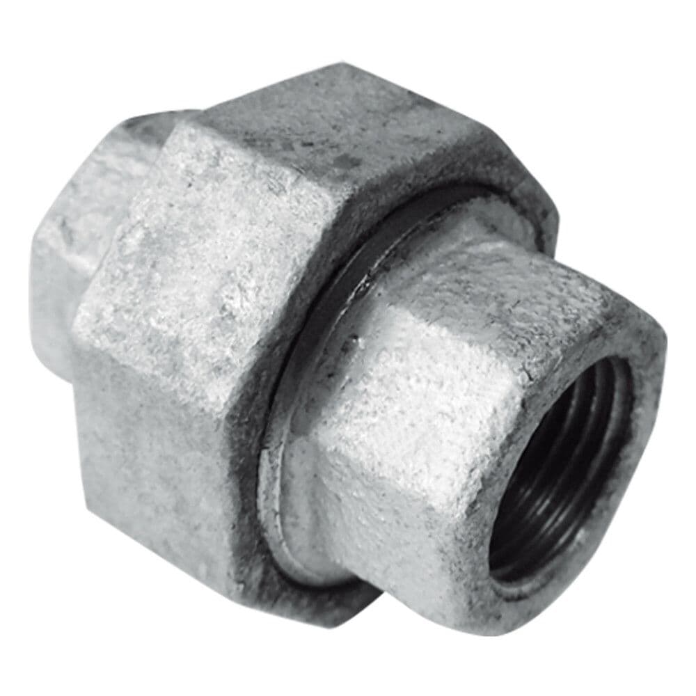 Raccord union galva 5/4"F x 5/4"F vue 1