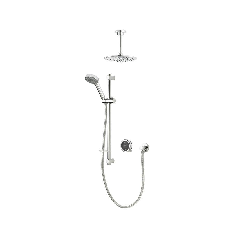 Aqualisa Quartz Touch modèle encastrable avec douchette - douche plafond vue 1