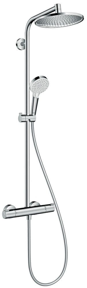 Hansgrohe Crometta Showerpipe système douche thermostat S240 1jet 350mm chrome vue 1
