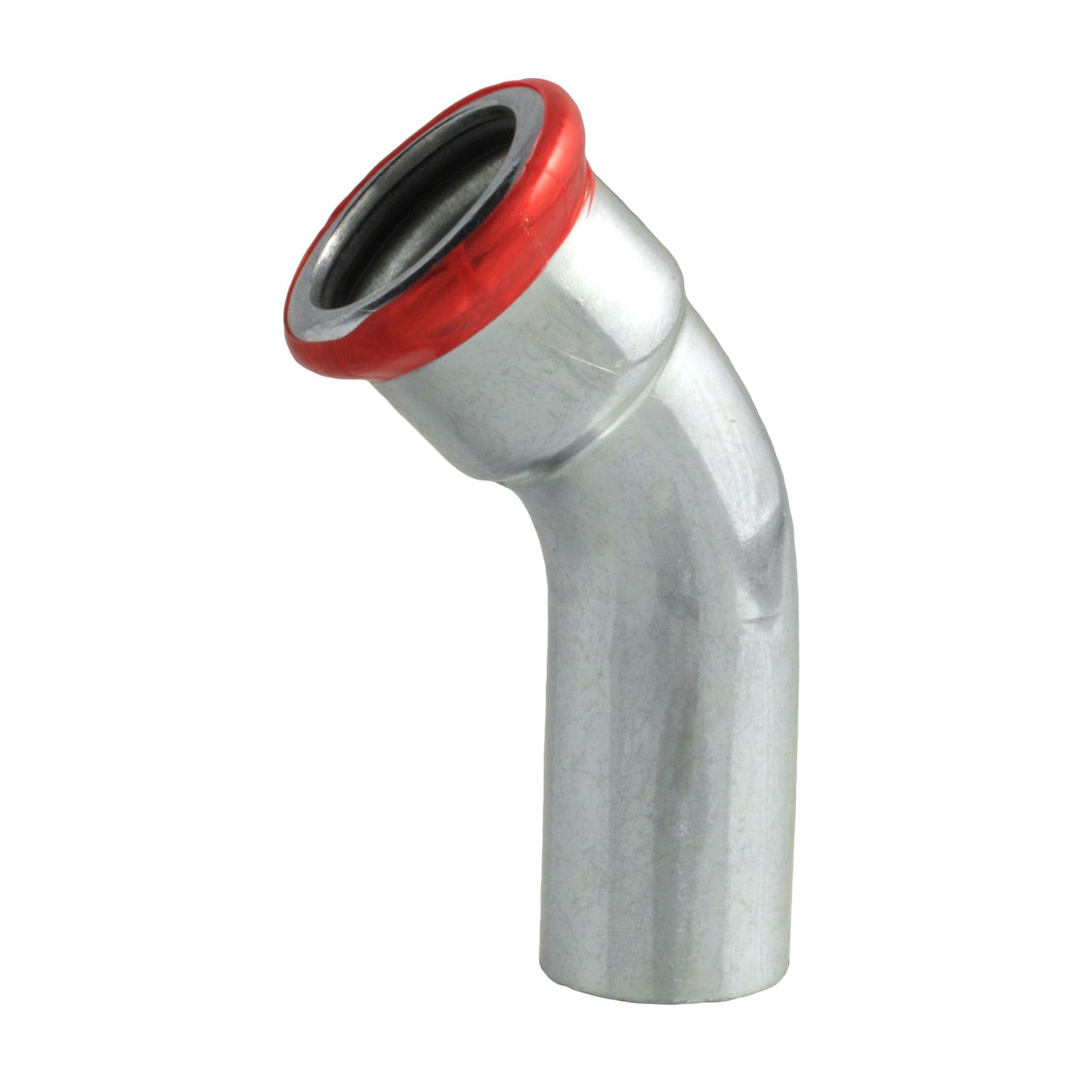 PRESS ACIER 'M 'GALVANISÉ COUDE À EMBOÎTER 45° 22 MM MF C23ZELBP vue 1