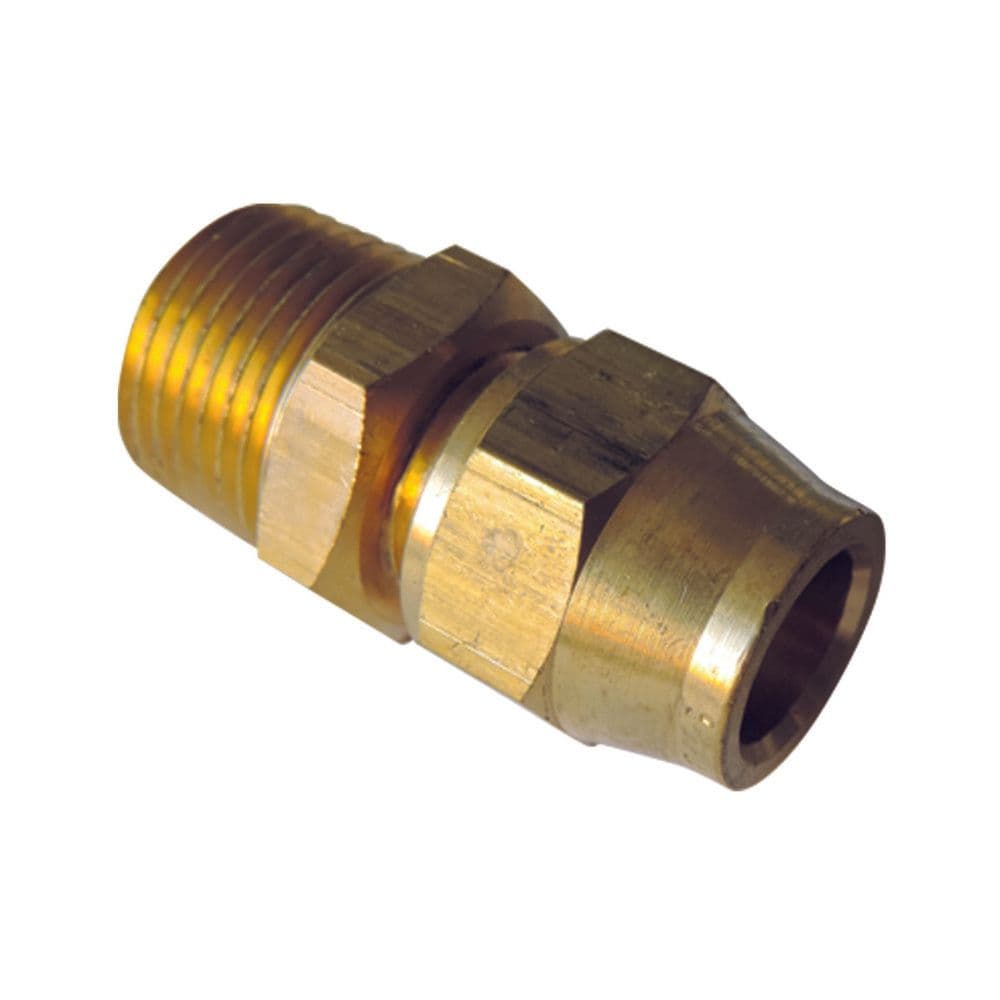 Van Marcke raccord droite biconique G laiton 1/2"M x 12 mm vue 1