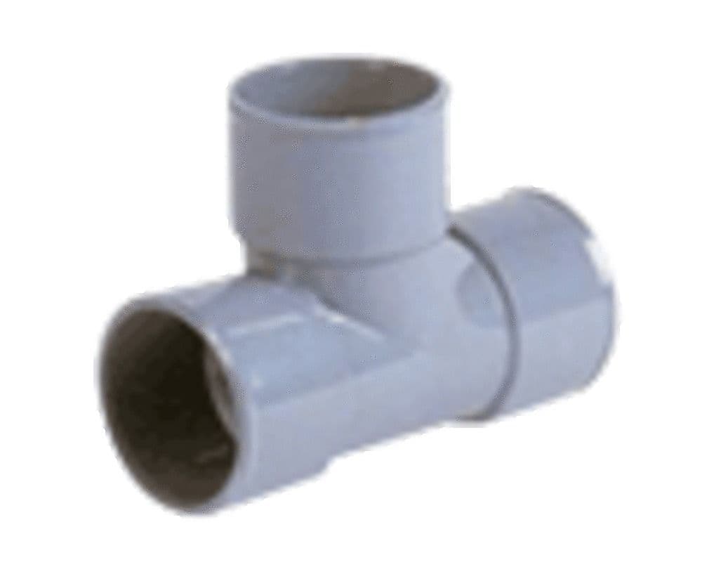 Nicoll raccord à coller PVC Té 87,3° FFF D 110 gris vue 1