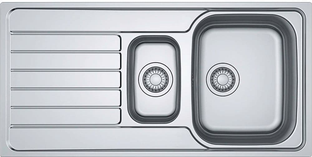 INBOUW SPOELTAFEL SPARK FRANKE 1,5BAK+VERLEK 1000-500MM vue 1