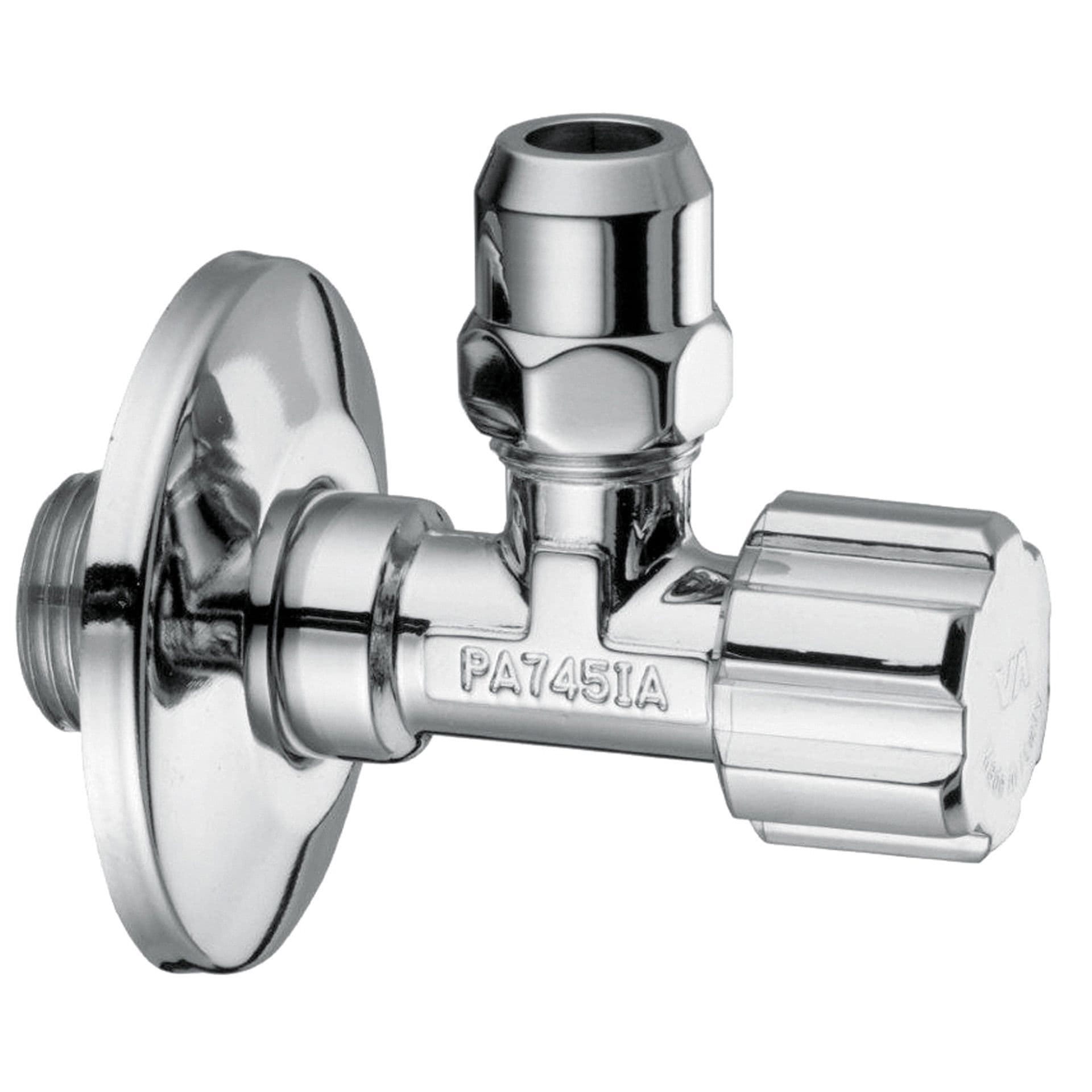 ROBINET EQUERRE 1/2 LONG ECROU ALBERTONI C407681 vue 1