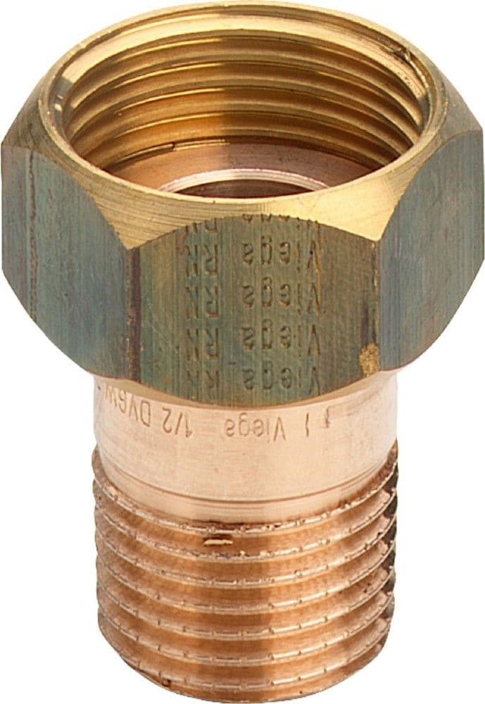 Viega raccord mécanique bronze plat 3/4"M x 4/4"F vue 1