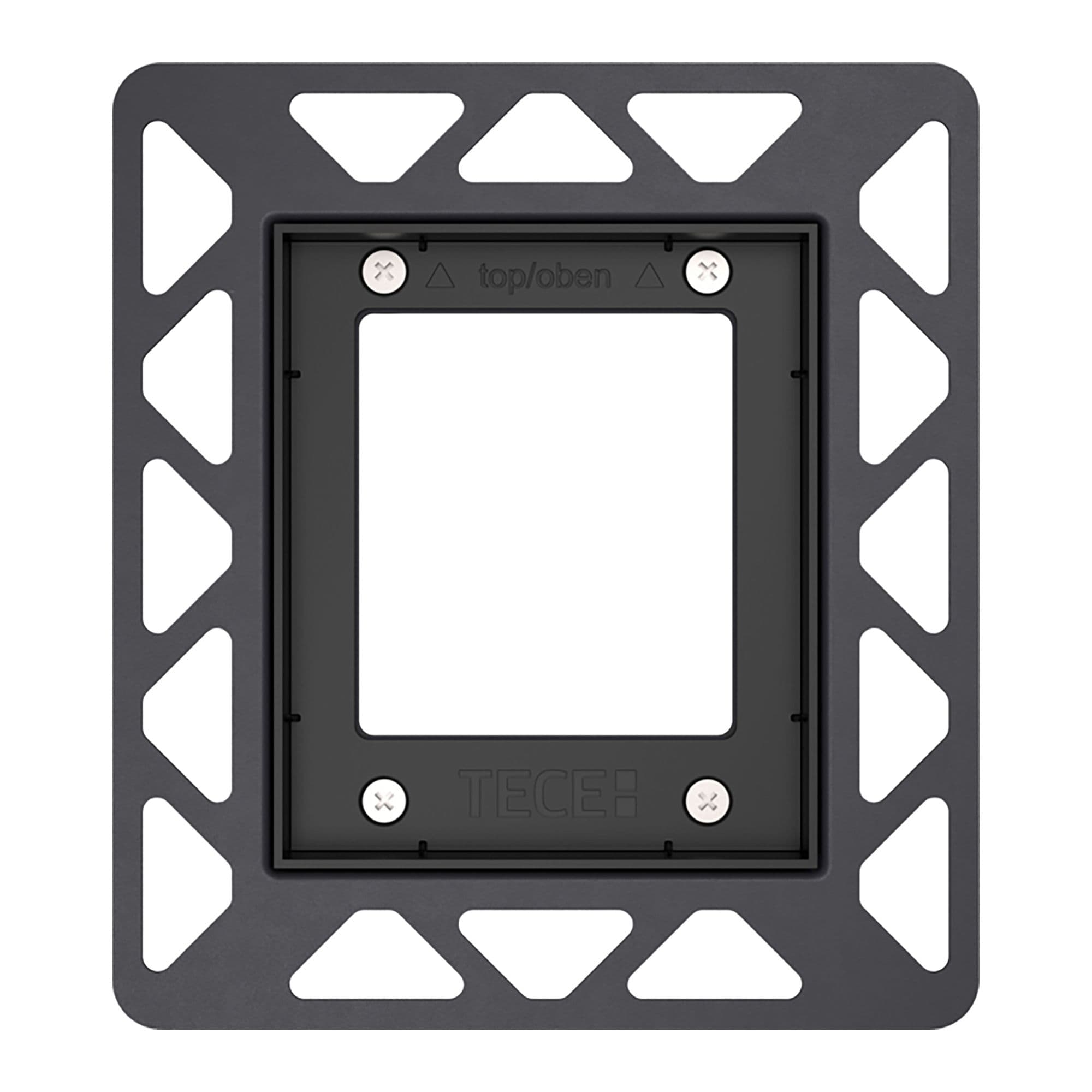 TECE KIT D'ENCASTREMENT URINOIR POUR MONTAGE À FLEUR DE PAROI - NOIR vue 1