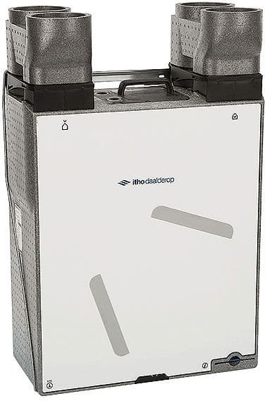 VENTILATIE UNIT APURE ITHO DAALDEROP D175 175M³ MUUR/PLAFOND/VLOER-LINKS/RECHTS vue 1