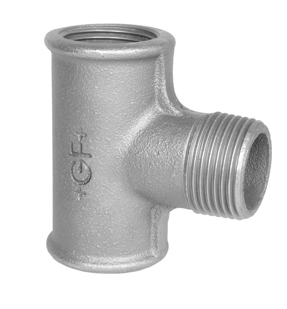 Georg Fischer galvanisé nr.133 Té FMF 1/2" vue 1