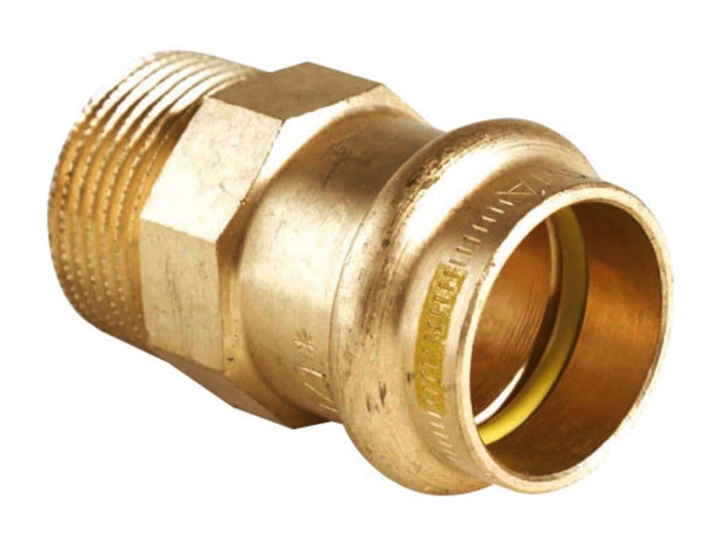 Conex Bänninger raccord sertir profil B cuivre gaz mamelon FM 35x5/4 vue 1