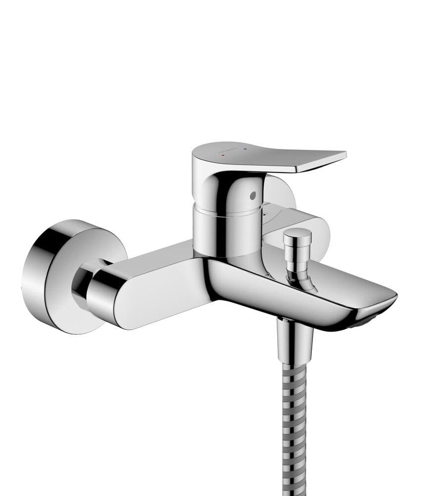 hansgrohe Zebris mitigeur bain apparent chromé vue 1
