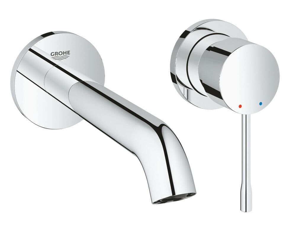 Grohe Essence mitigeur monocommande 2 trous lavabo taille M chromé professionnel vue 1