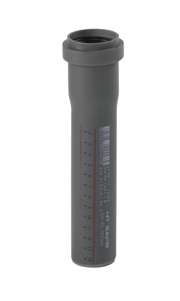 Ostendorf Kunststoffe HT-Safe EM tube d'évacuation D40 L 0,5M vue 1