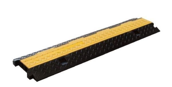 vloer kabeldoorvoer voor werven 1000x245 x 45 mm/ 2kan.(25x30mm)(rubber) 3T per wiel vue 1