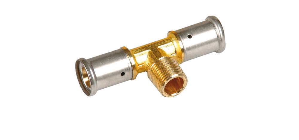 Henco Té laiton 20-3/4M-20 vue 1