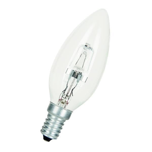 Ecohalogeen lamp Easy eco C35 E14 240V 42W klaar 630lm 2000u 35 x 98mm vue 1