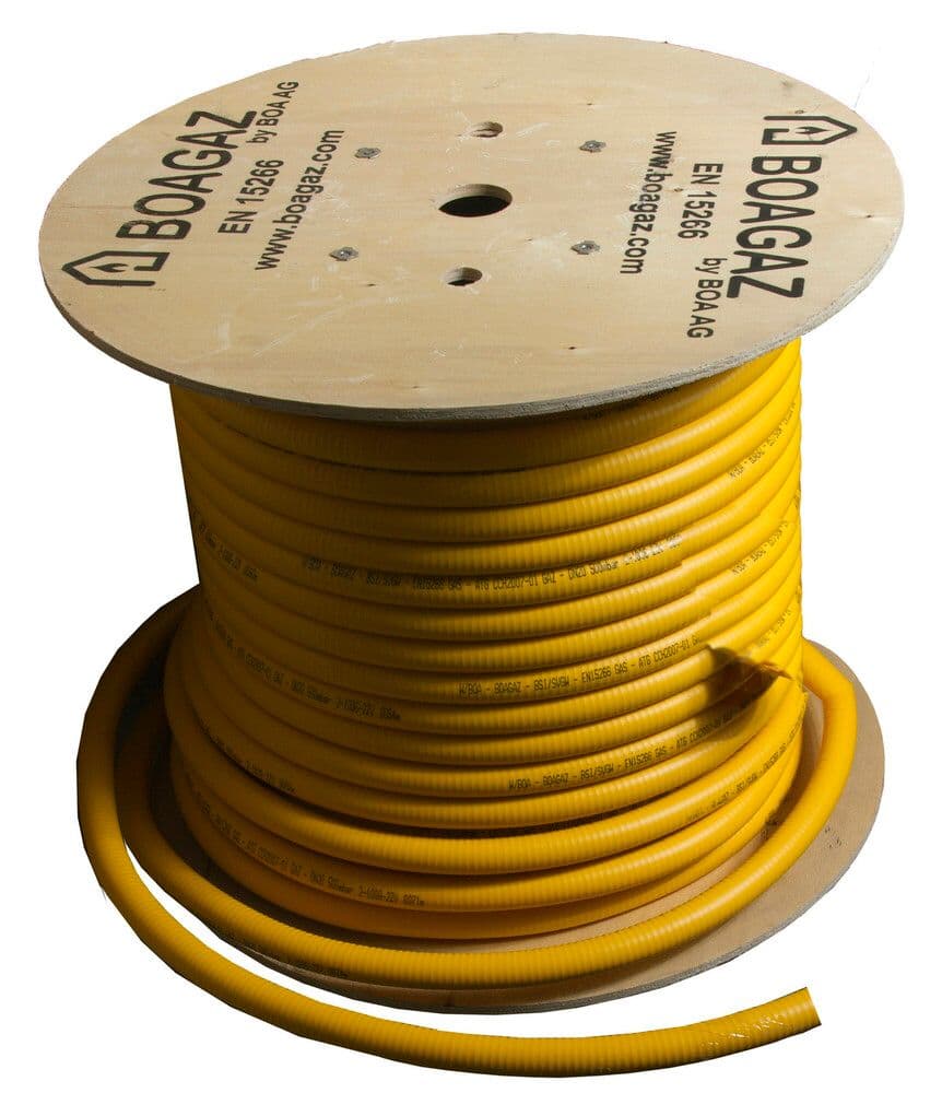 Boagaz project PLT tuyau inox AISI 316L pour gaz DN25 bobine 100m vue 1