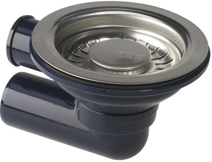 KREPINE +OVERLOOP FRANKE 3"1/2 MET HORIZONTALE AANSLUITING OUD vue 1