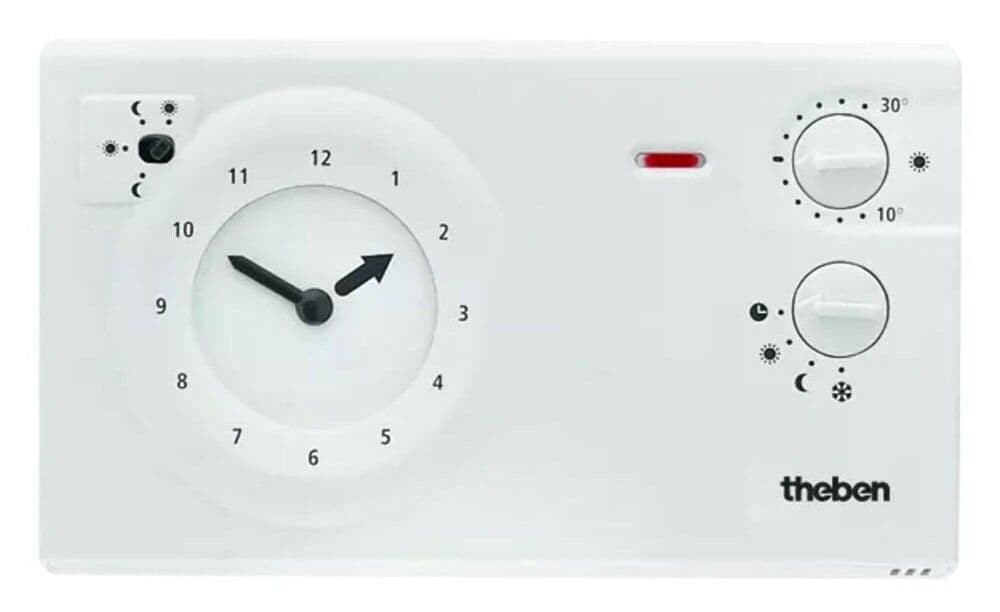 Theben RAM 784 klokthermostaat analoog wit 24 uur/7 dagen vue 1