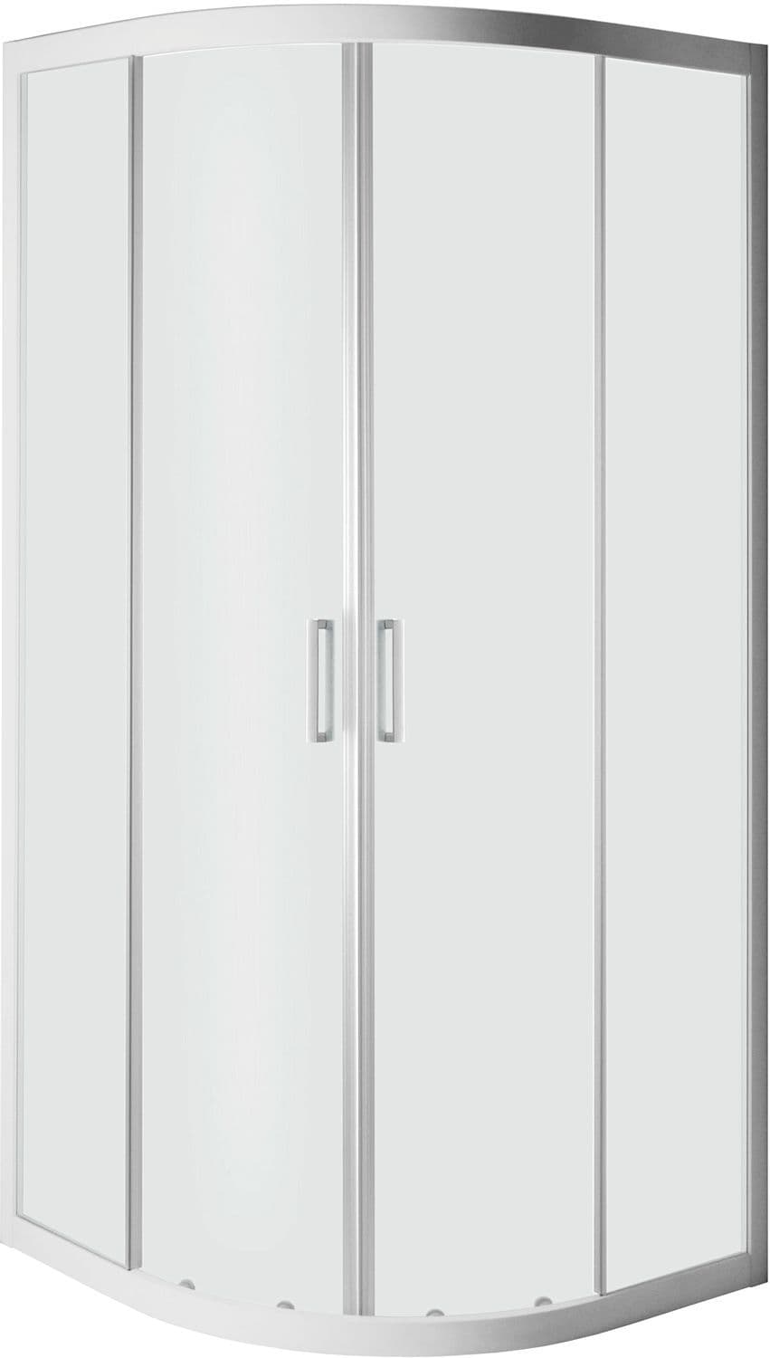 DOUCHEDEUR 1/4-ROND STEP 87-89 H190 ALUMINIUM-HELDER vue 1