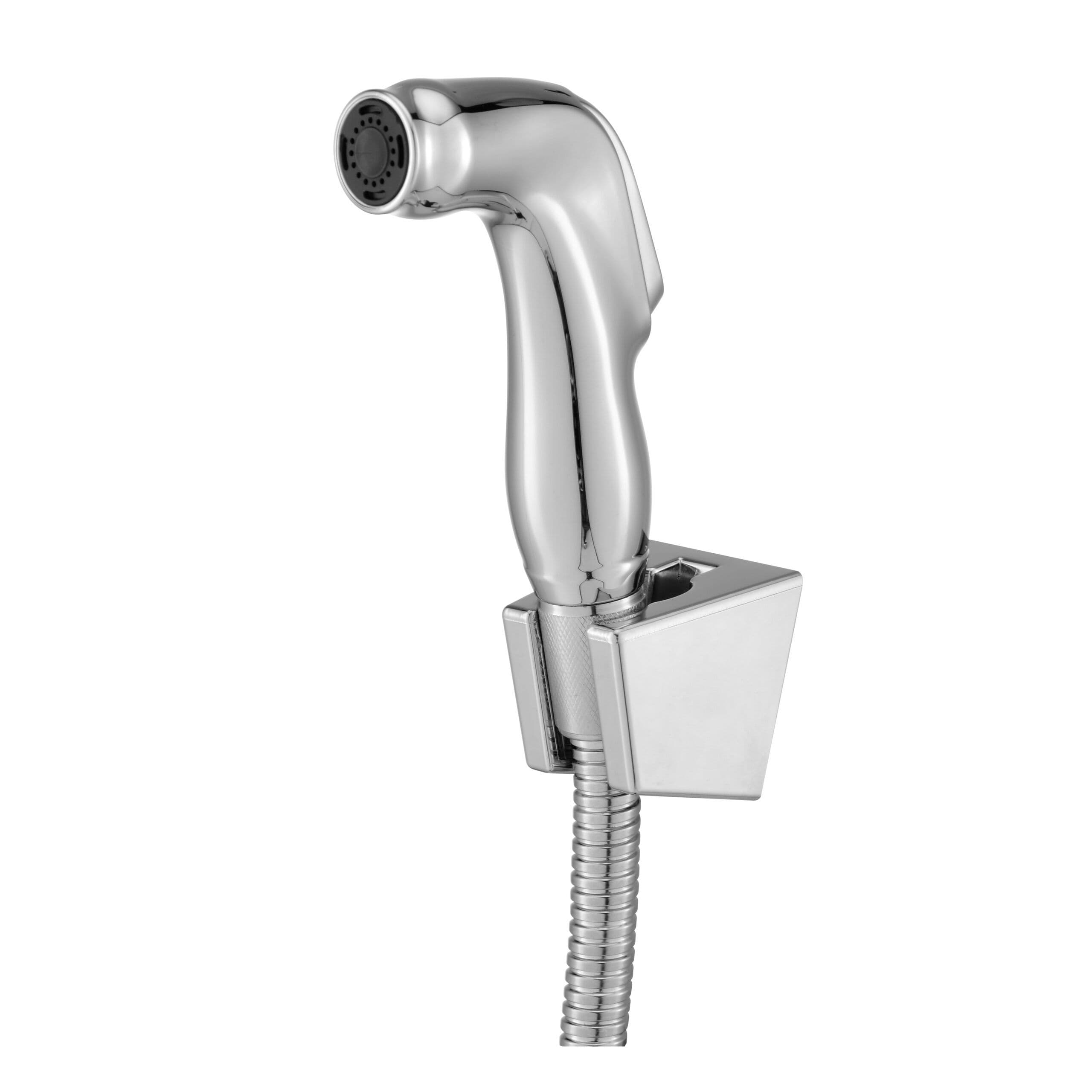 ALONI BIDETHANDDOUCHE - ABS - MET HOUDER EN METALEN DOUCHESLANG - CHROOM vue 1