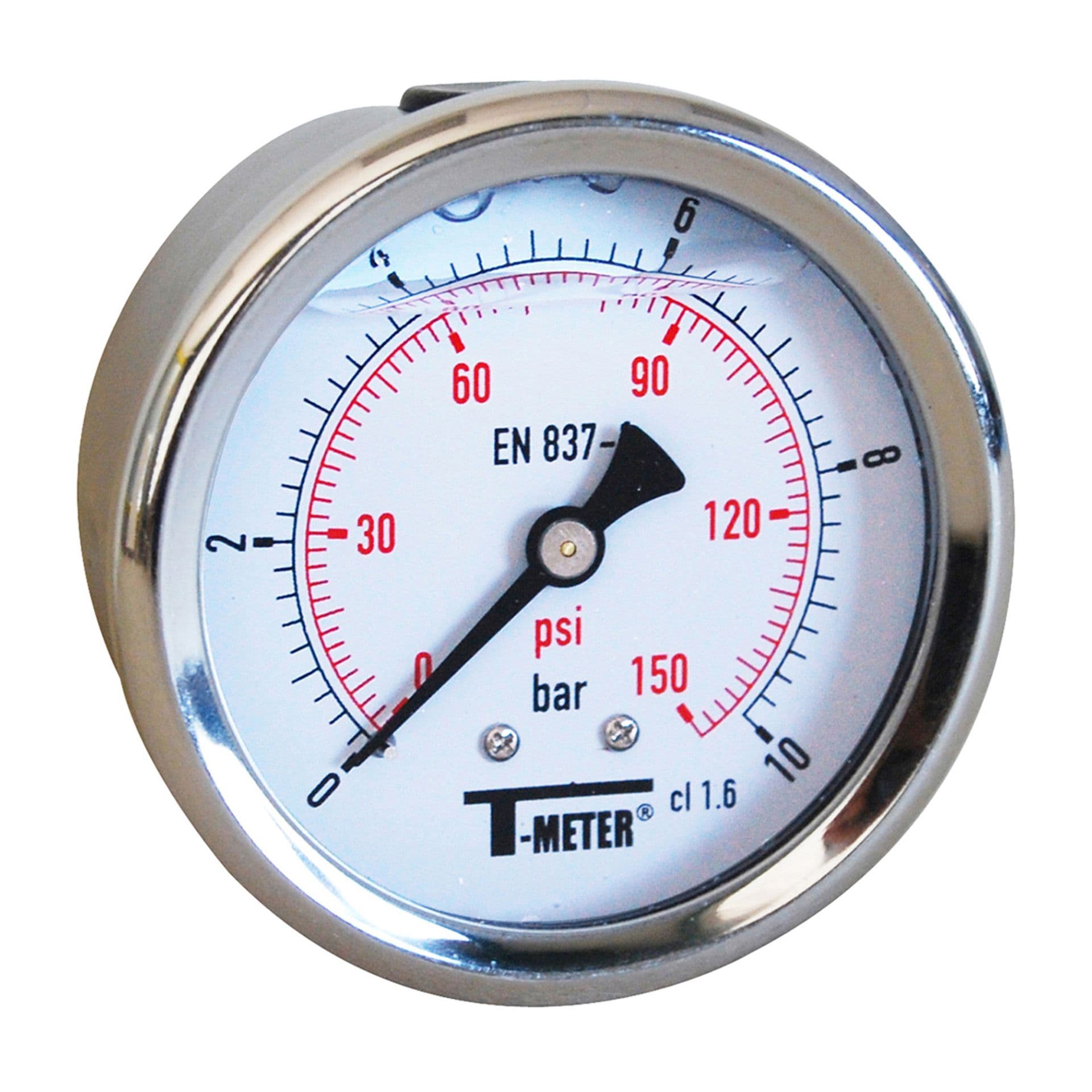 6313G060-AXIALE GLYCERINE MANOMETER 6313G 0-6 BAR vue 1