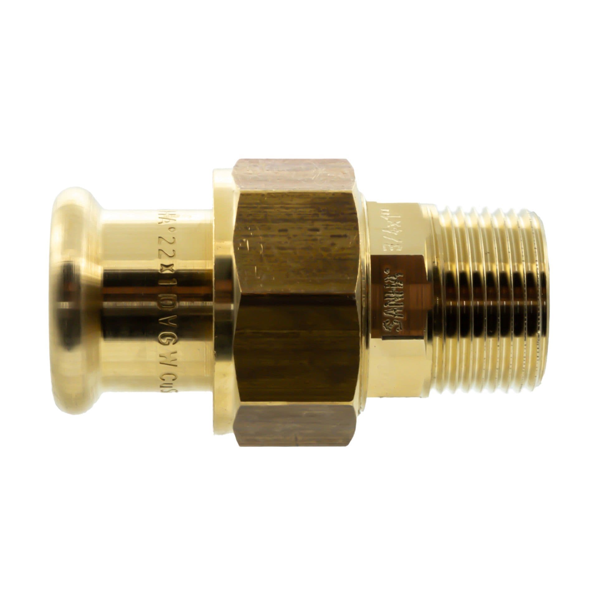 "RACCORD UNION JOINT PLAT 7333 1""MX22 (RÉF SANHA 8333G 1""X22)" vue 1
