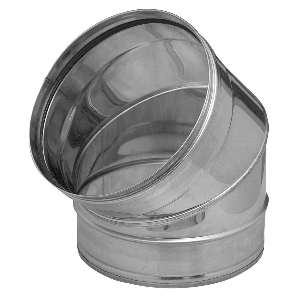Dinak SW06 040 coude 45° D200 inox 316L 0,6mm sans joint vue 1