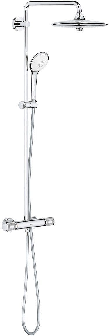 DOUCHEZUIL+THERMOSTAAT EUPHORIA 260 GROHE ECO COOLSTART CHROOM 9,5L/MIN vue 1