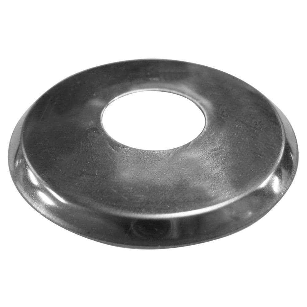 rosace chromé inox 1/2" hauteur 20 mm vue 1
