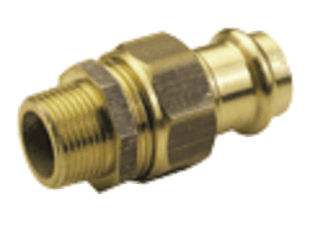 Conex Bänninger Profil-B raccord 3-pièces bronze 22x3/4"M vue 1