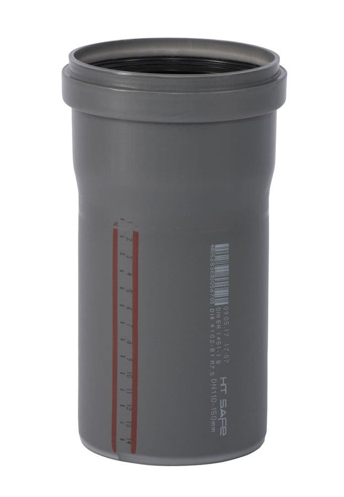 Ostendorf Kunststoffe HT-Safe EM tube d'évacuation D110 L 1M vue 1