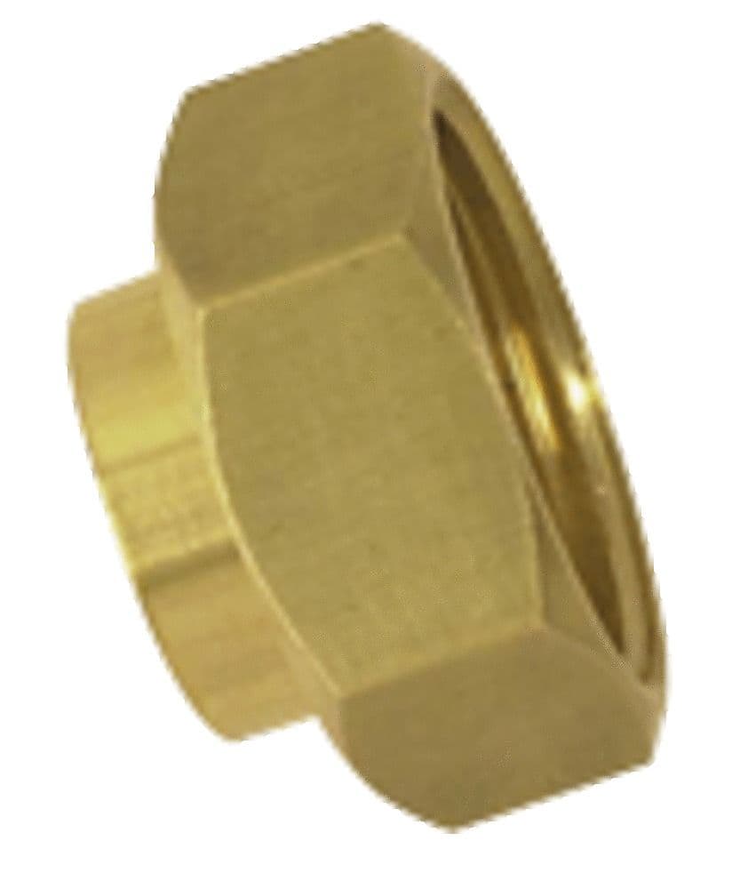 manchon réduit laiton alimentation tube cuivre 3/4"F x 3/8"F vue 1