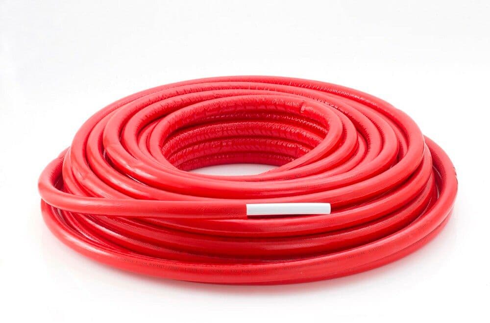 SYSTEMPEX tube rouleau pré-isolé rouge D26 6mm 50m vue 1