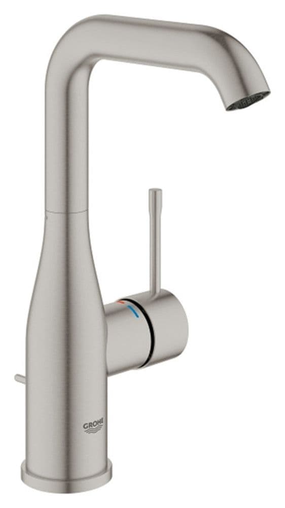 Grohe Essence mélangeur de lavabo levier unique L-Size Supersteel vue 1