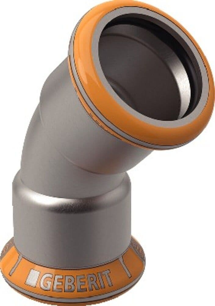 Geberit Mapress Therm bocht 45° 15 vue 1