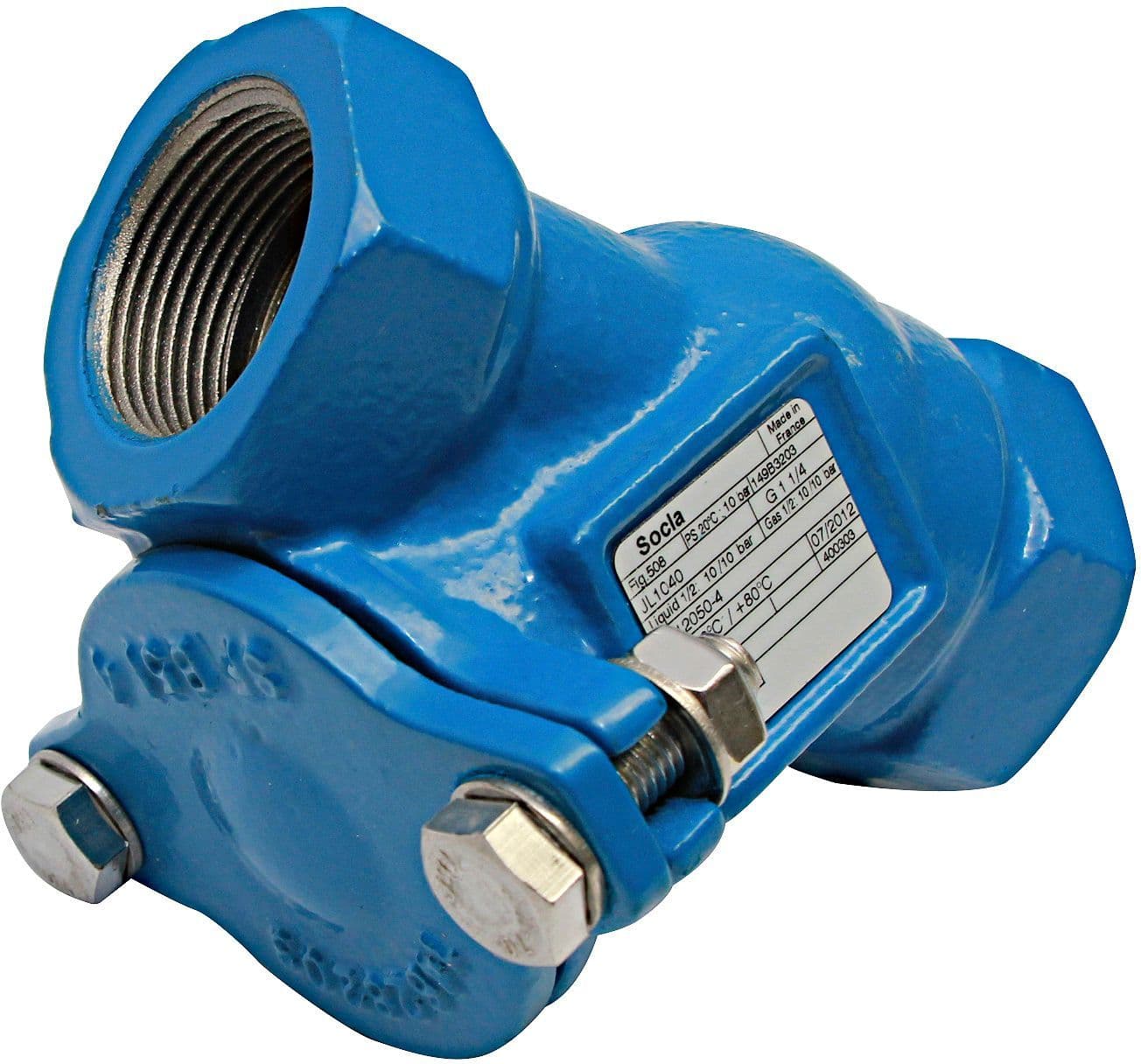 BALKEERKLEP  6/4" GY DRAADAANSLUITING vue 1