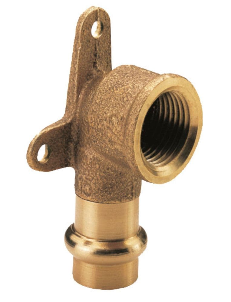 Conex Bänninger fitting B sanitary culasse wall-mountede 90° filetage inteerieur 14x1/2 vue 1