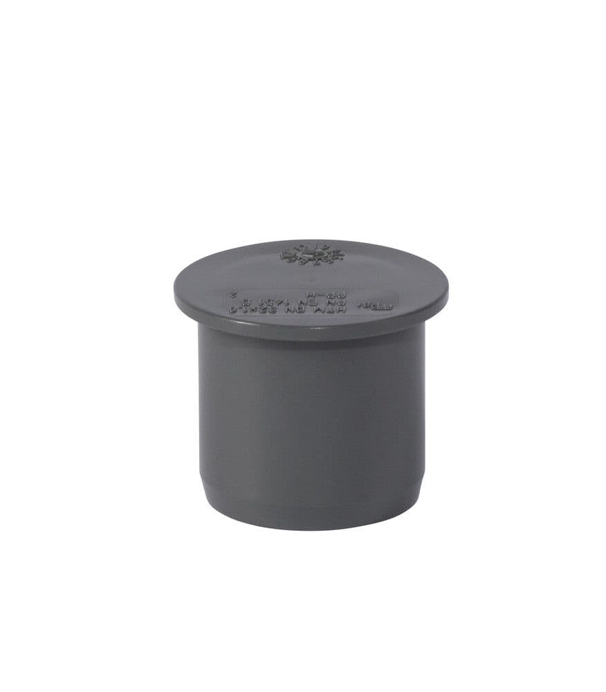 Ostendorf Kunststoffe HT-Safe M bouchon polypropylène D 32 mm gris vue 1